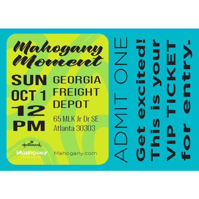 Mahogany Moment VIP Ticket 