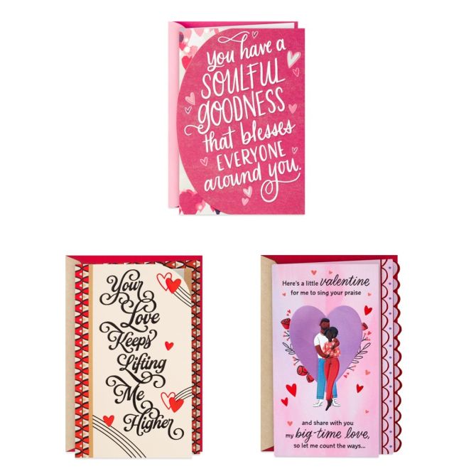 Valentine's Day Morning Afternoon, Night Assortment, Pack of 3