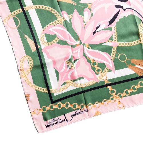 Pink and Green Dream Fashion Scarf