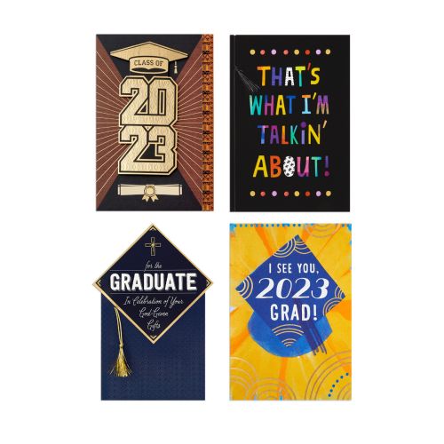 Graduation Cards 2023 Assortment, Pack of 4